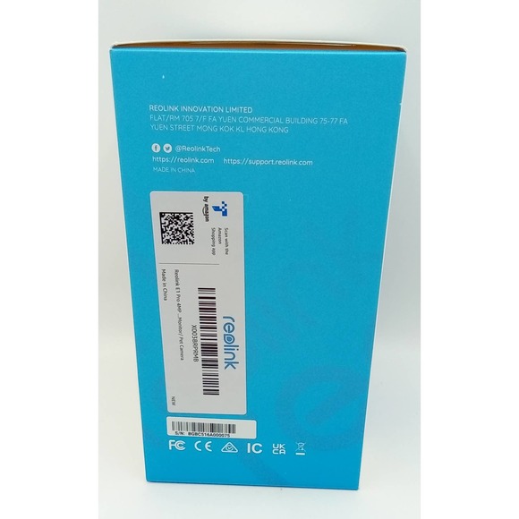 Reolink Indoor Security Camera E1 Pro 4MP HD Wi-Fi Black - Picture 4 of 4